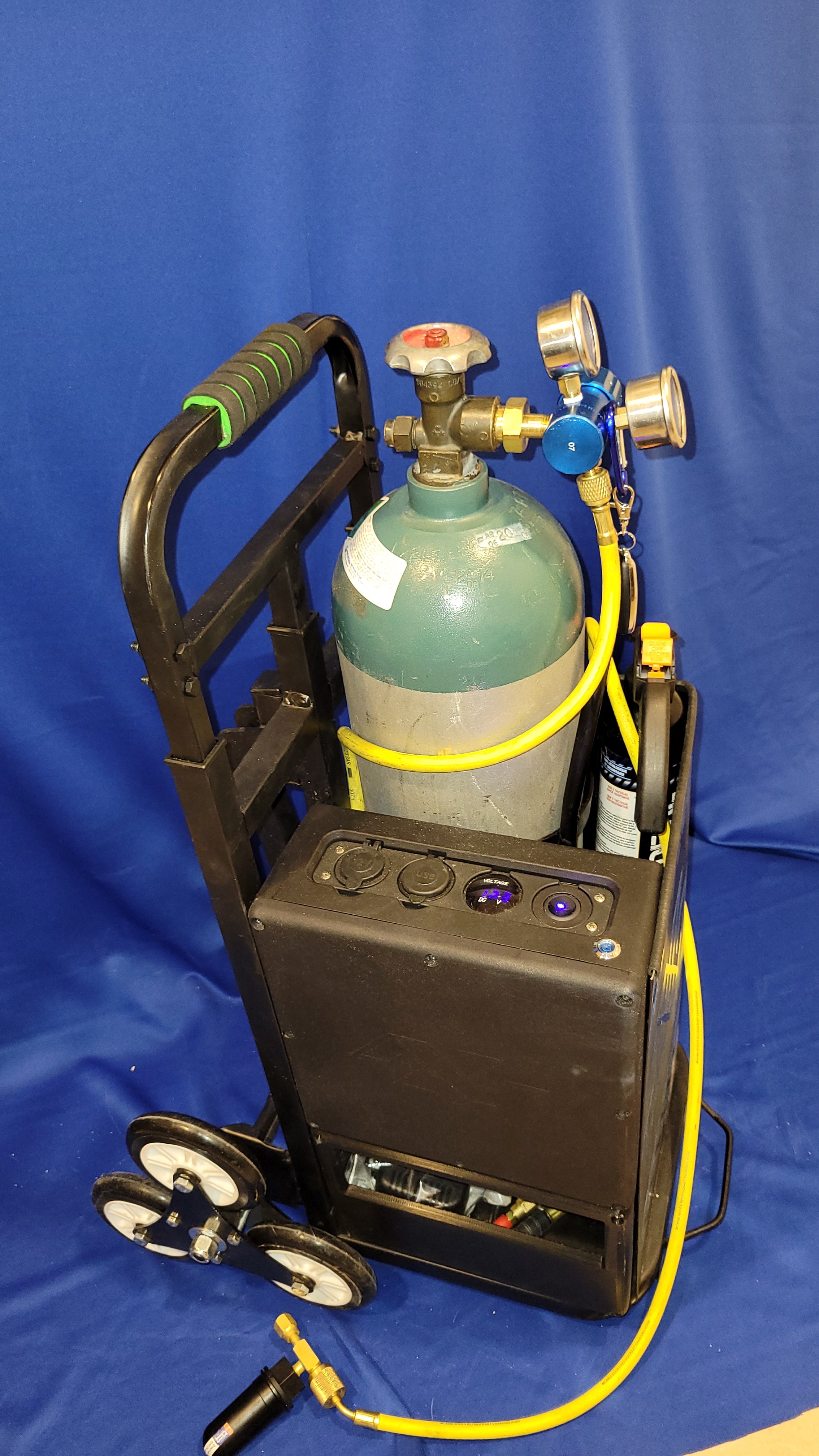 NitroeXXpress HVAC Nitrogen Pressure Testing System Real Time Monitori