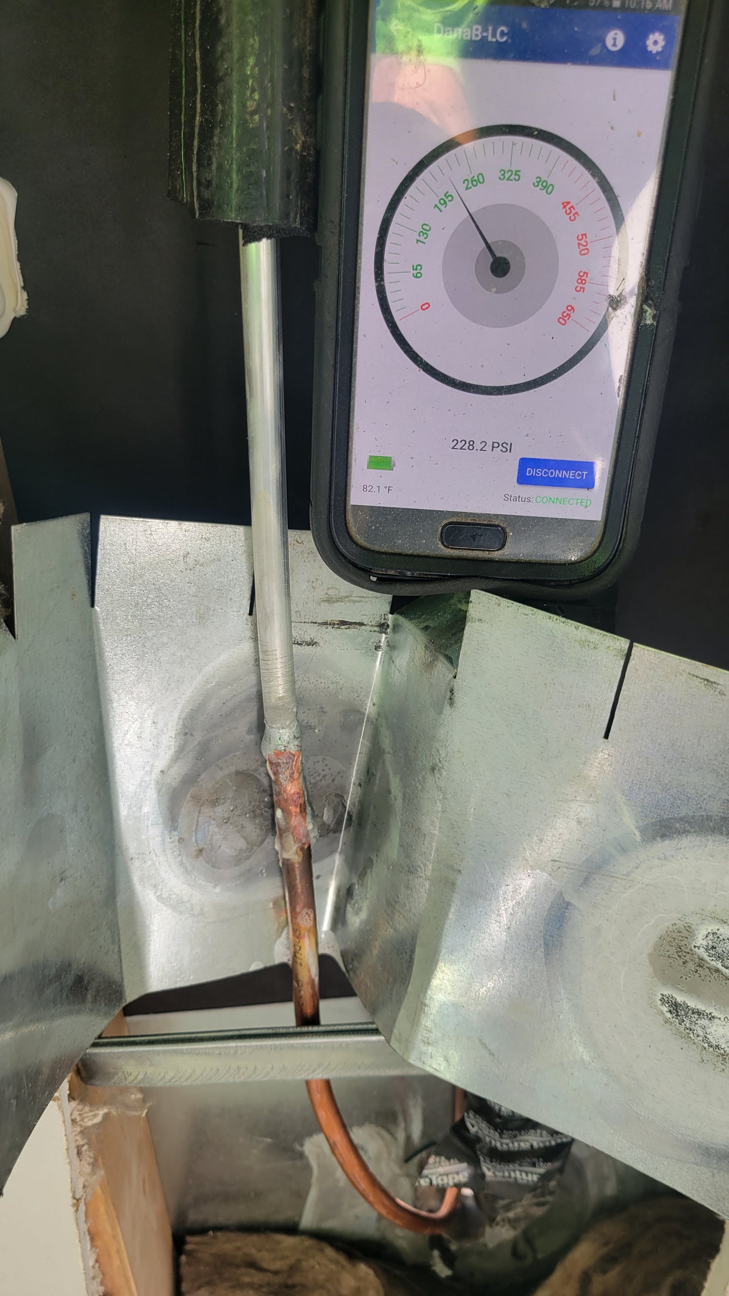 NitroeXXpress HVAC Nitrogen Pressure Testing System Real Time Monitoring